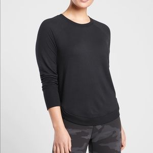 Athleta Black Crewneck Sweatshirt